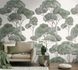 Photo wallpaper Trees Forest White Green Black 79216-6 4