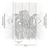 Photo wallpaper Leaves Tropical Grey Black 79217-1 3