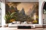 Photo wallpaper Jungle Floral Trees Green Beige 76190-1 1