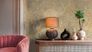 Non-woven wallpaper leaves beige cream yellow 78025-4 1