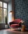 Non-woven wallpaper pattern lines dark blue beige 79160-3 1