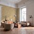 Non-woven wallpaper pattern lines yellow cream 79160-4 1