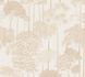 Non-woven wallpaper Palm Tree Cream Beige Metallic 79162-1 2