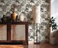 Non-woven wallpaper Palm Tree Jungle White Black 79162-5 1