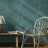Non-woven wallpaper leaf pattern texture petrol 35376 3