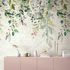 Photo Wallpaper Floral Concrete Look Beige Green 42176 2