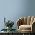 Non-woven Wallpaper plain Textile Look texture Blue 82489 2