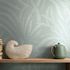 Non-woven Wallpaper Floral Grasses Skandi Green Cream 82505 2