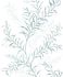 Non-woven Wallpaper Leaves Tendrils White Blue Green 89014 3