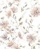Non-woven Wallpaper Flowers Leaves White Beige Green 89024 3