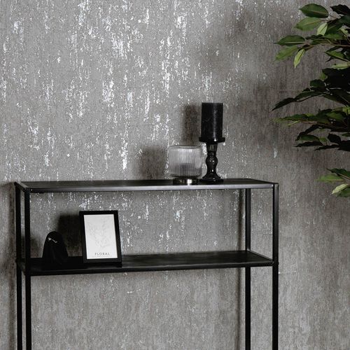 Guido Maria Kretschmer Wallpaper Plaster Taupe Metallic