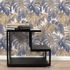 Non-woven Wallpaper Leaves Cream Brown Blue 10558-44 5
