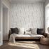 Non-woven Wallpaper Floral Cream Grey Yellow 10561-20 1