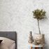 Non-woven Wallpaper Leaves Cream Grey Glitter 10587-31 5