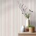 Non-woven Wallpaper Stripes Pink Beige Cream 10588-05 5