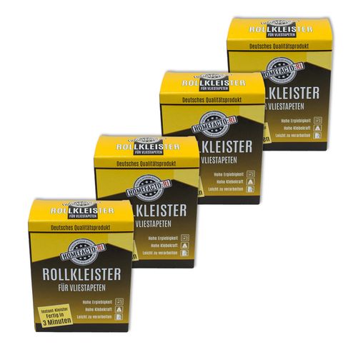 4x Non Woven Wallpaper Paste Adhesive Instant Paste 800g
