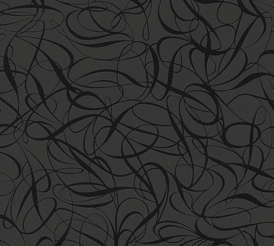 Key to Fairyland retro non-woven wallpaper 1320-62 black