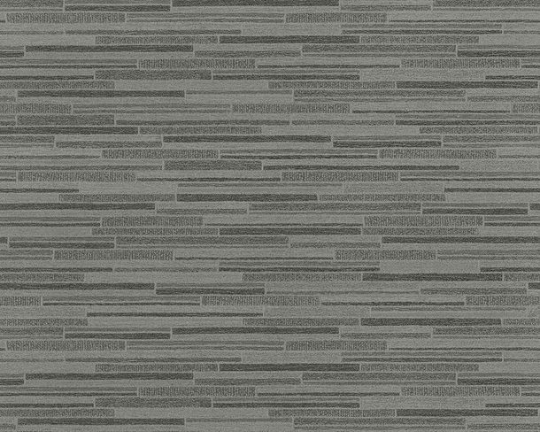 Wallpaper stone tiles design black AS Creation 7097-14