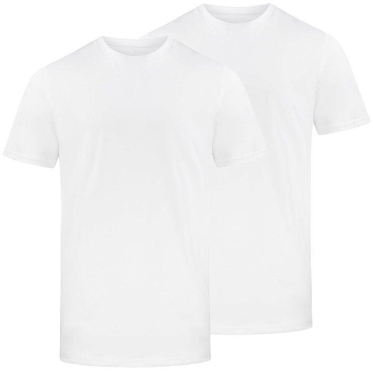 Extra lange T-Shirts Herren weiß