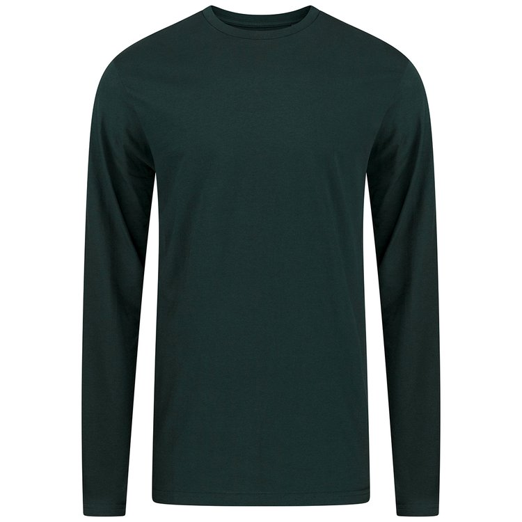Langarmshirt extra lang - dunkelgrün