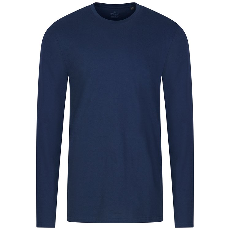 Langarmshirt extra lang - nachtblau