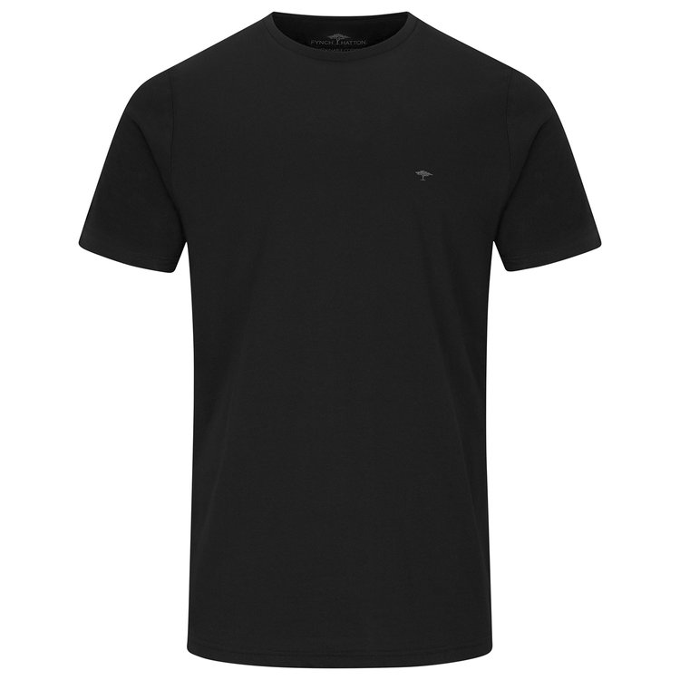 T-Shirt extra lang - schwarz