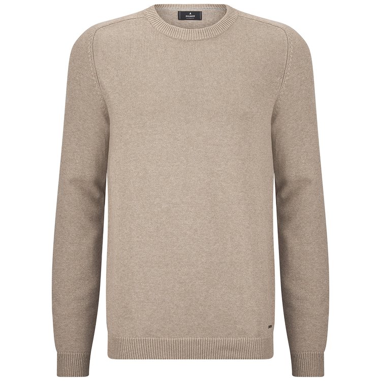 Strickpullover extra lang - beige