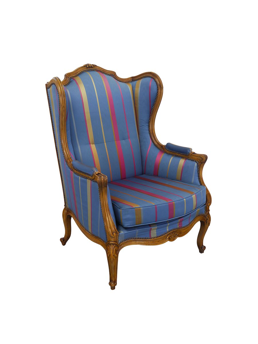 Casa Padrino Barock Sessel King Rot/Silber- Antik Stil | Casa Padrino