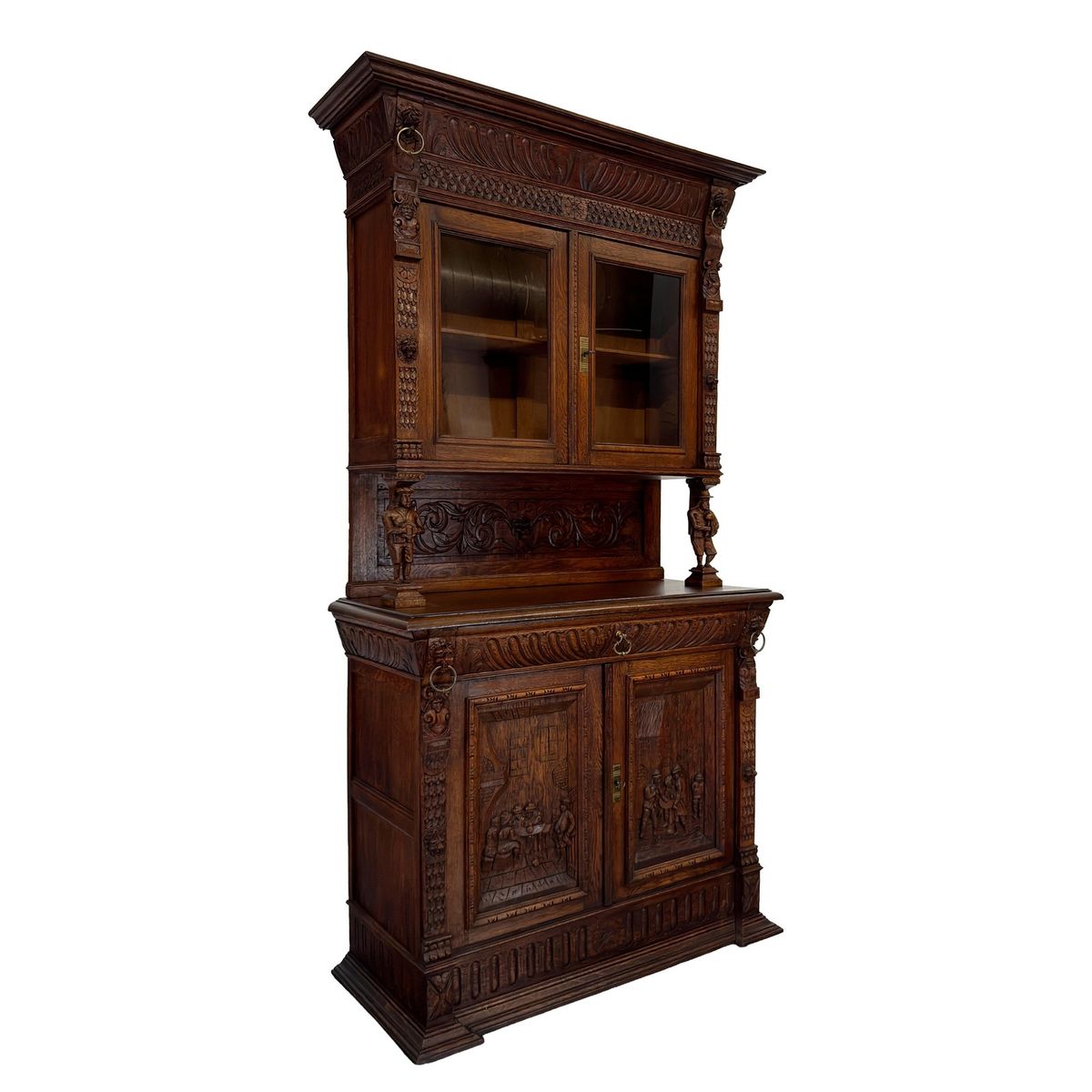 Buffetschrank Gründerzeit um 1880 Eiche massiv B: 116 cm