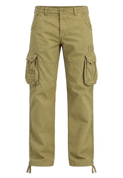 Alpha Industries Cargohose Regular Fit Pattentaschen, Farbe: Grün-3