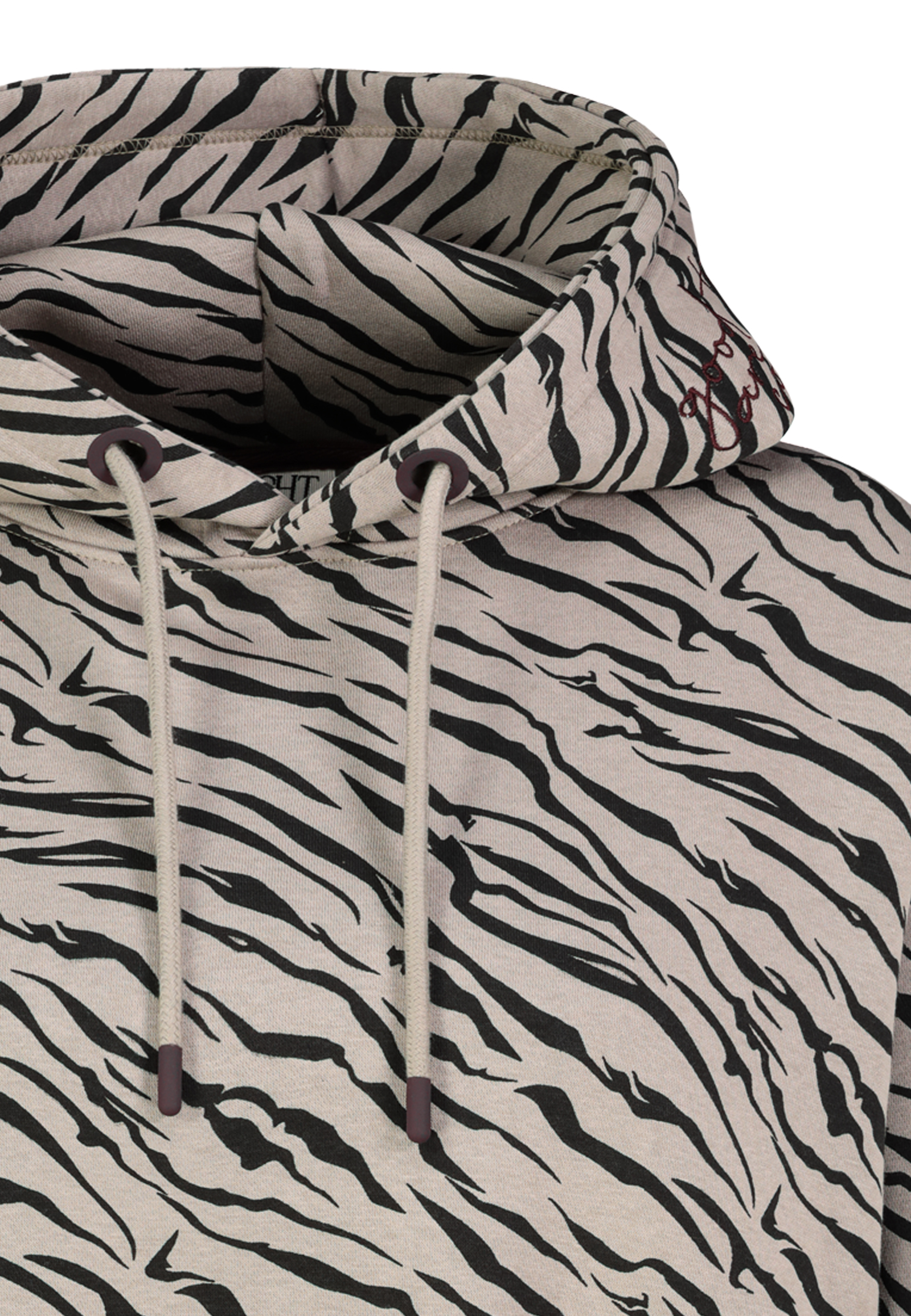 D10622BI02913A_20400_D1.jpg Kapuzenpullover Animalprint Langarm Elastischer Bund