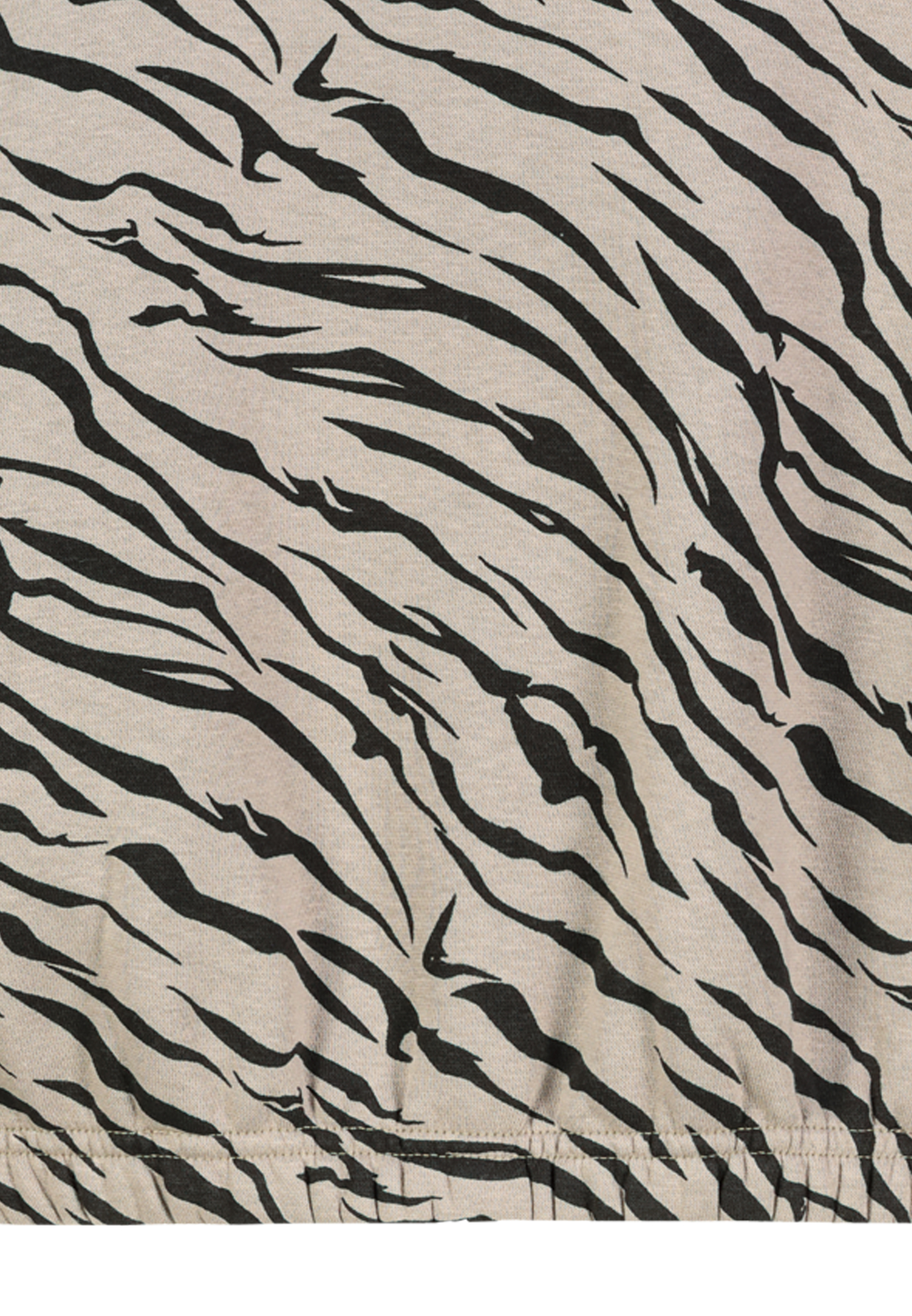 D10622BI02913A_20400_D3.jpg Kapuzenpullover Animalprint Langarm Elastischer Bund