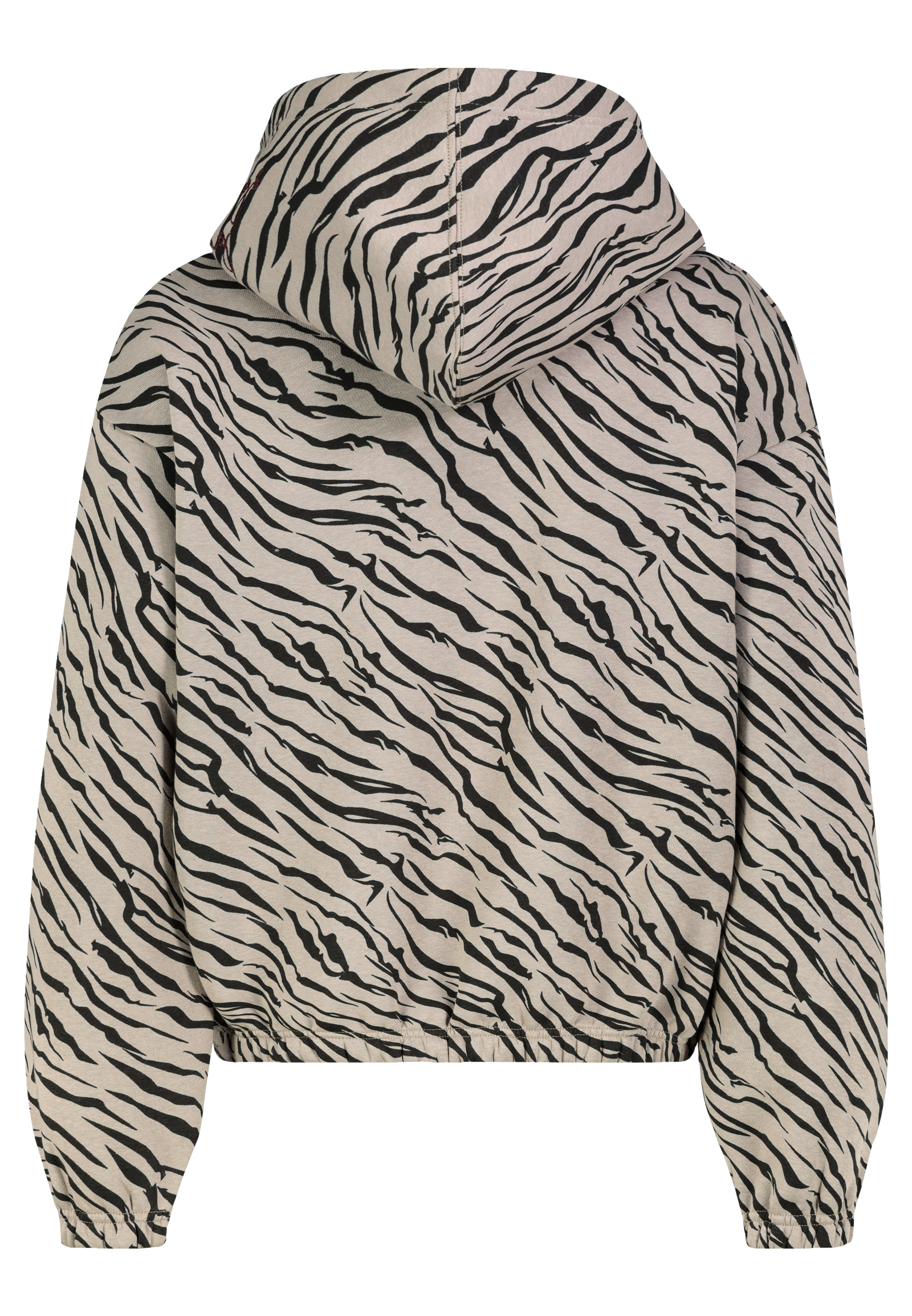 D10622BI02913A_20400_H.jpg Kapuzenpullover Animalprint Langarm Elastischer Bund