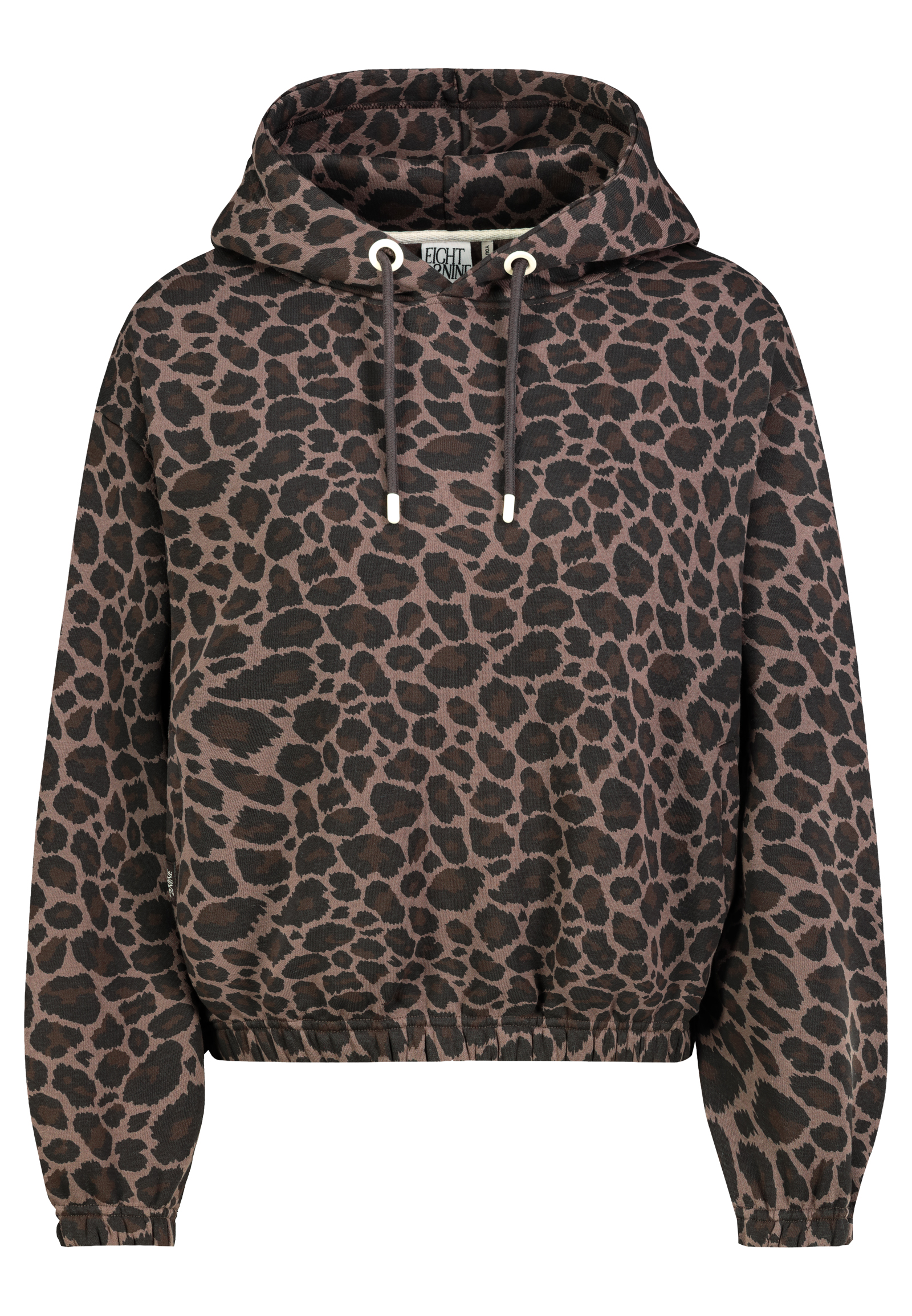 D10622BI02913A_21400_V.jpg Kapuzenpullover Animalprint Langarm Elastischer Bund