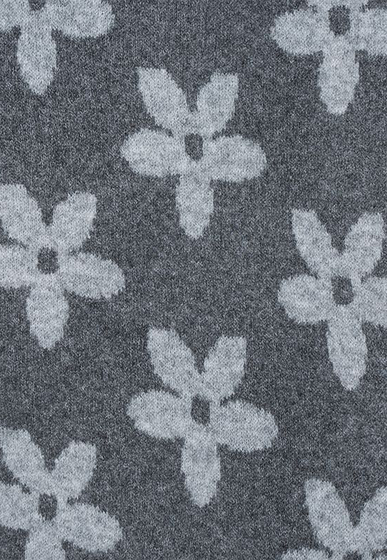 810411_71966aee7731d79b3c65989468ab0108_001.jpg Dreieckstuch Blütenmuster Weiche Strickoptik Spitze Enden