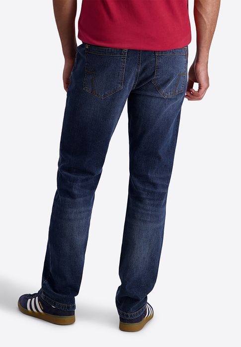 Timezone Timezone Jeans Regular Fit Gerade Used-Look Reißverschluss – Blau, Bild 7