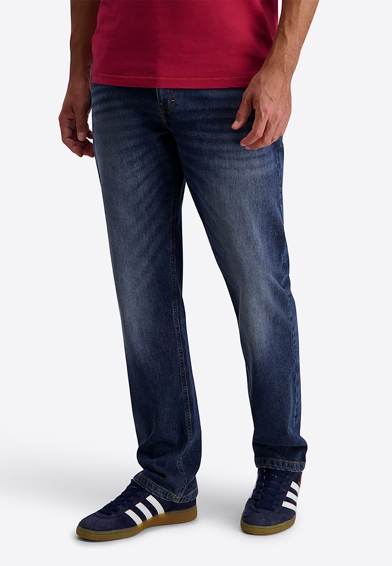 Timezone Timezone Jeans Regular Fit Gerade Used-Look Reißverschluss – Blau, Bild 1
