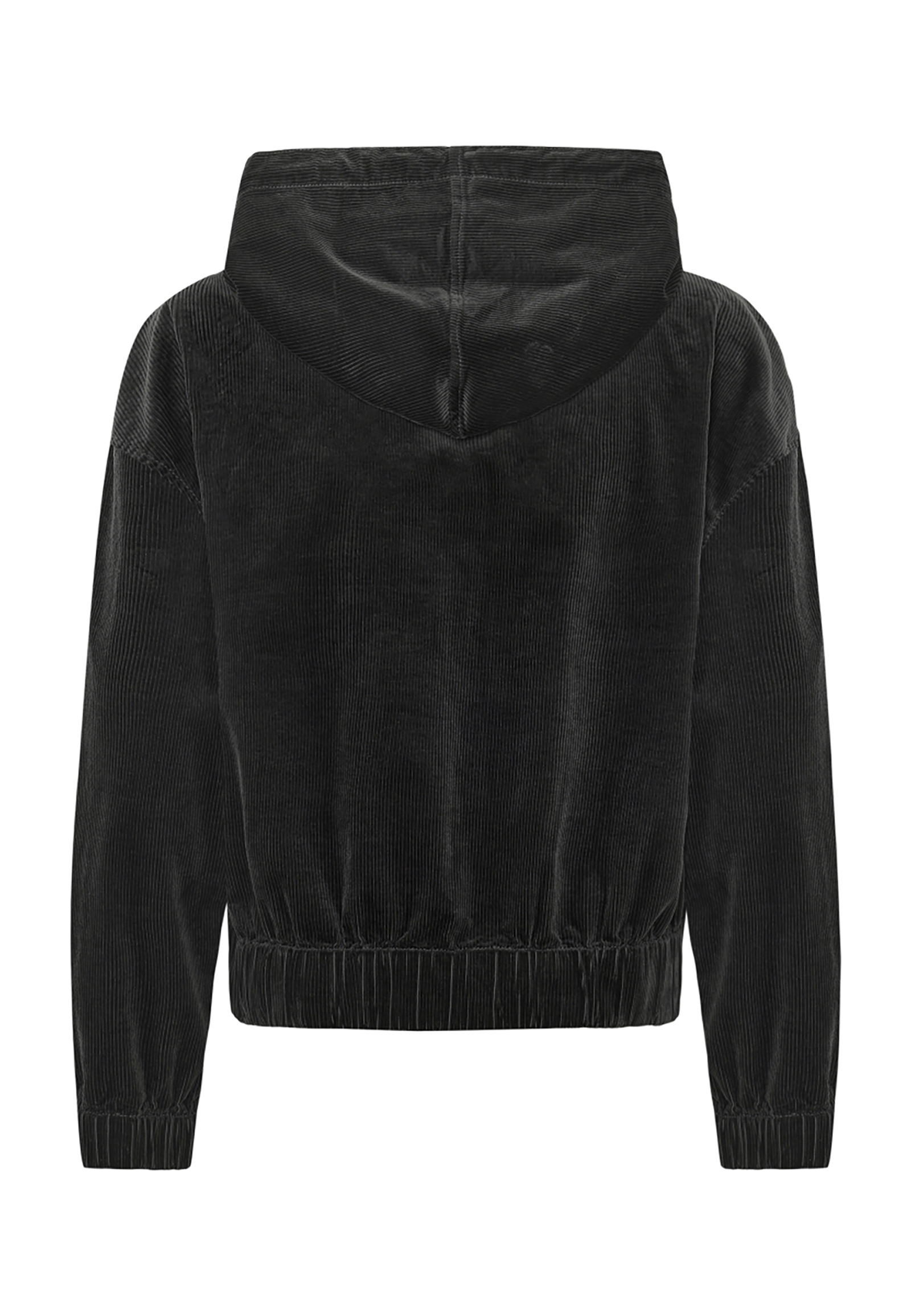 Kurzjacke Kapuze Frontreißverschluss Cordstruktur Modisch Kurzjacke Kapuze Frontreißverschluss Cordstruktur Modisch