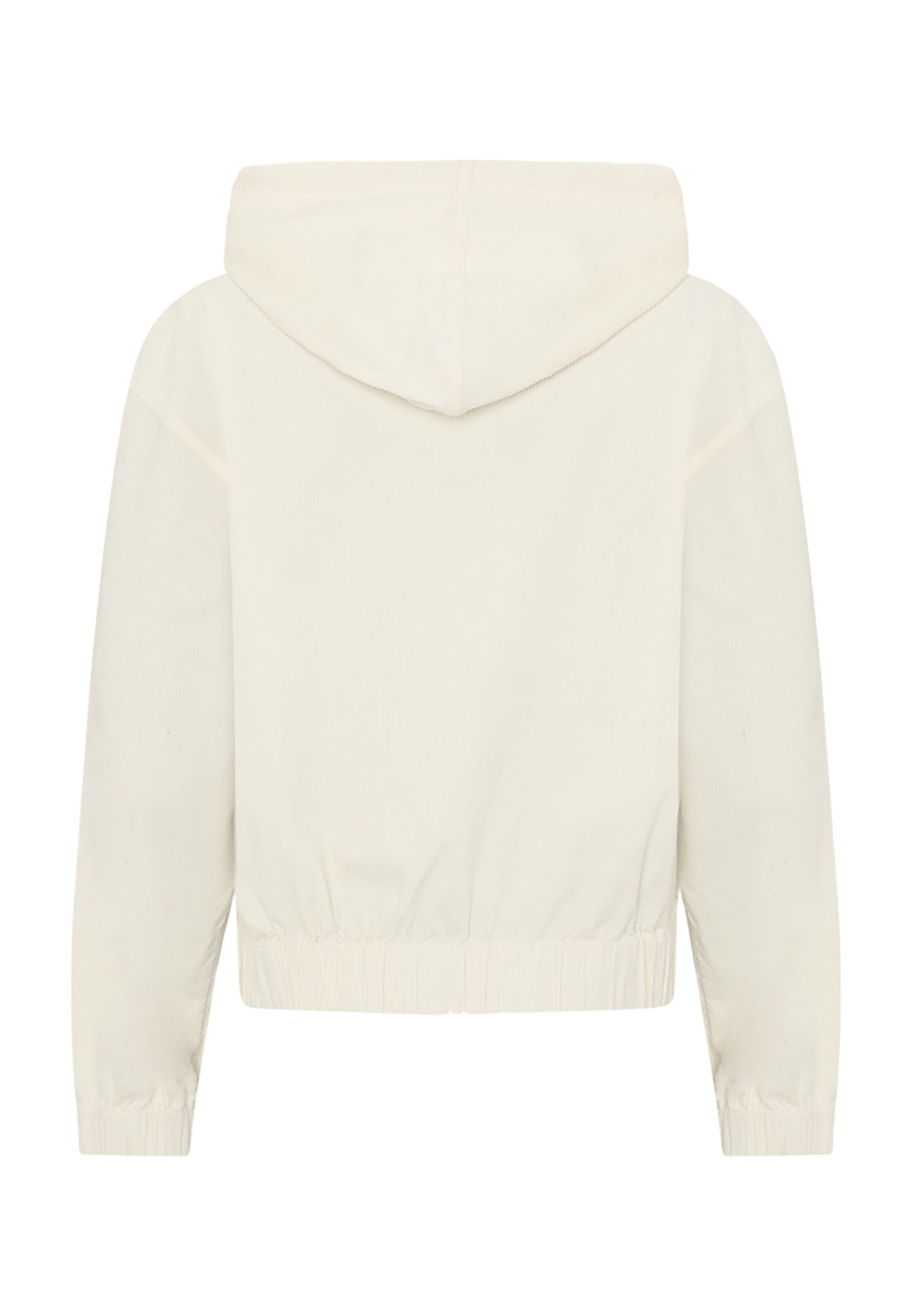 Kurzjacke Kapuze Frontreißverschluss Cordstruktur Modisch Kurzjacke Kapuze Frontreißverschluss Cordstruktur Modisch