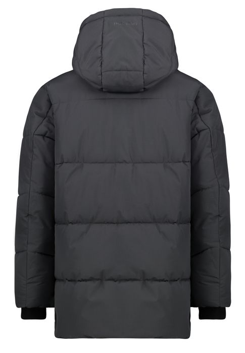 Sublevel Sublevel Modische Winterjacke Unifarben Kapuze Reißverschluss – Dunkelgrau, Bild 11