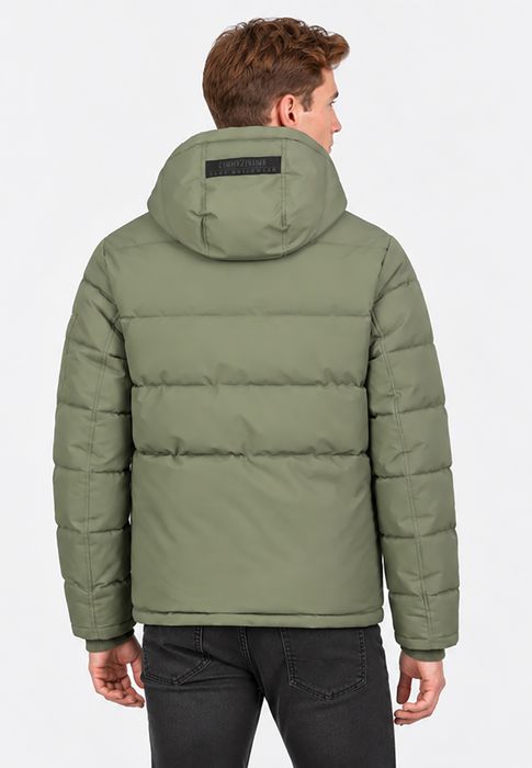 Eight 2 Nine Winterjacke Kapuze Steppoptik Druckknopfleiste Ärmeltasche – Grün, Bild 8