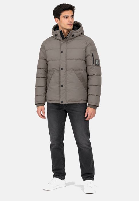 Eight 2 Nine Winterjacke Kapuze Steppoptik Druckknopfleiste Ärmeltasche – Braun, Bild 5