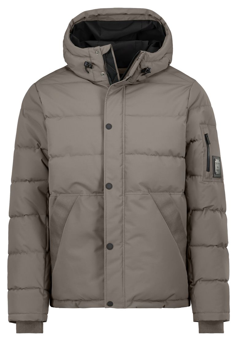 Eight 2 Nine Winterjacke Kapuze Steppoptik Druckknopfleiste Ärmeltasche – Braun, Bild 1