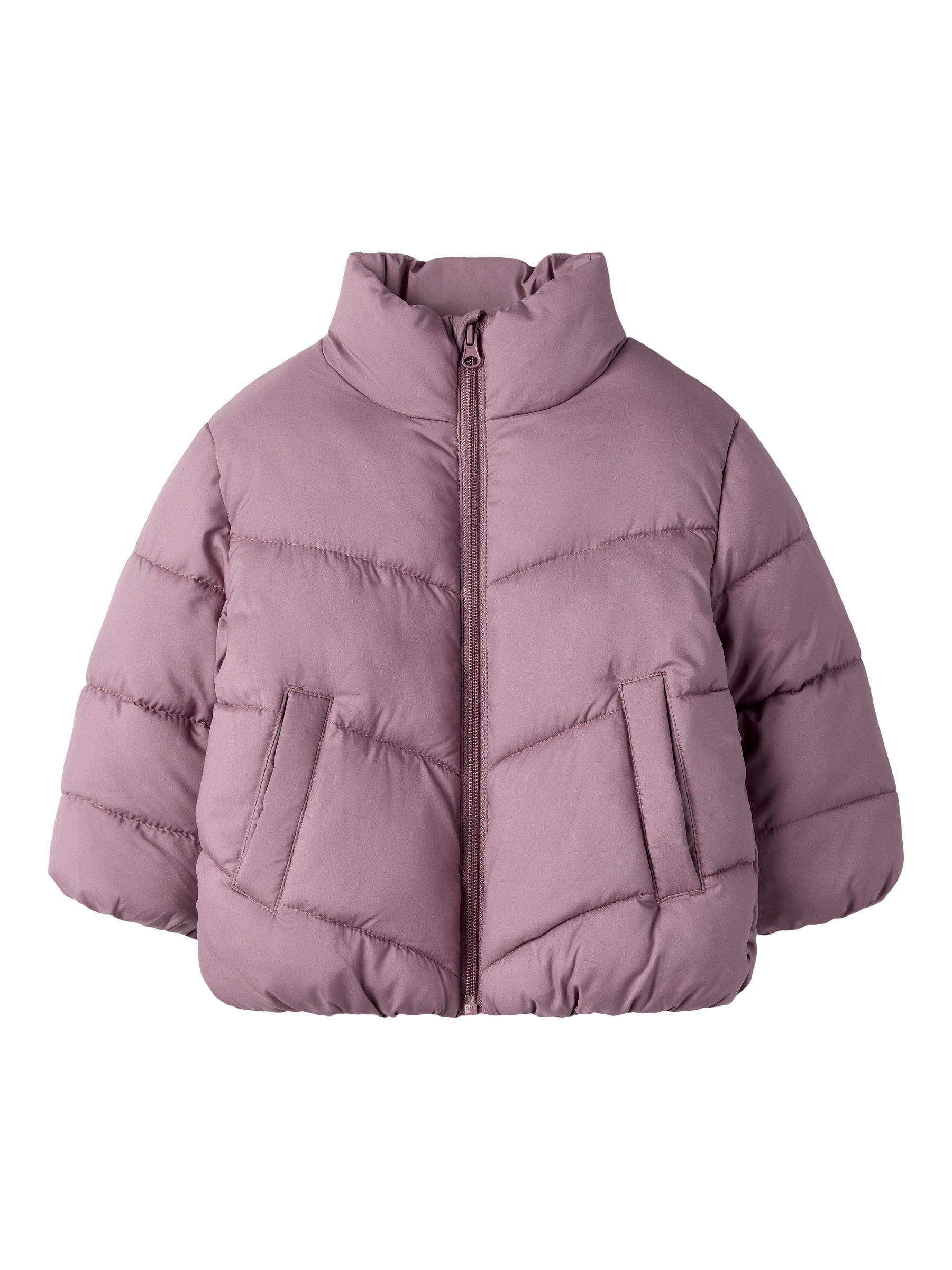 13261803_5120114.jpg Pufferjacke Stehkragen Frontreißverschlus Schlitztaschen