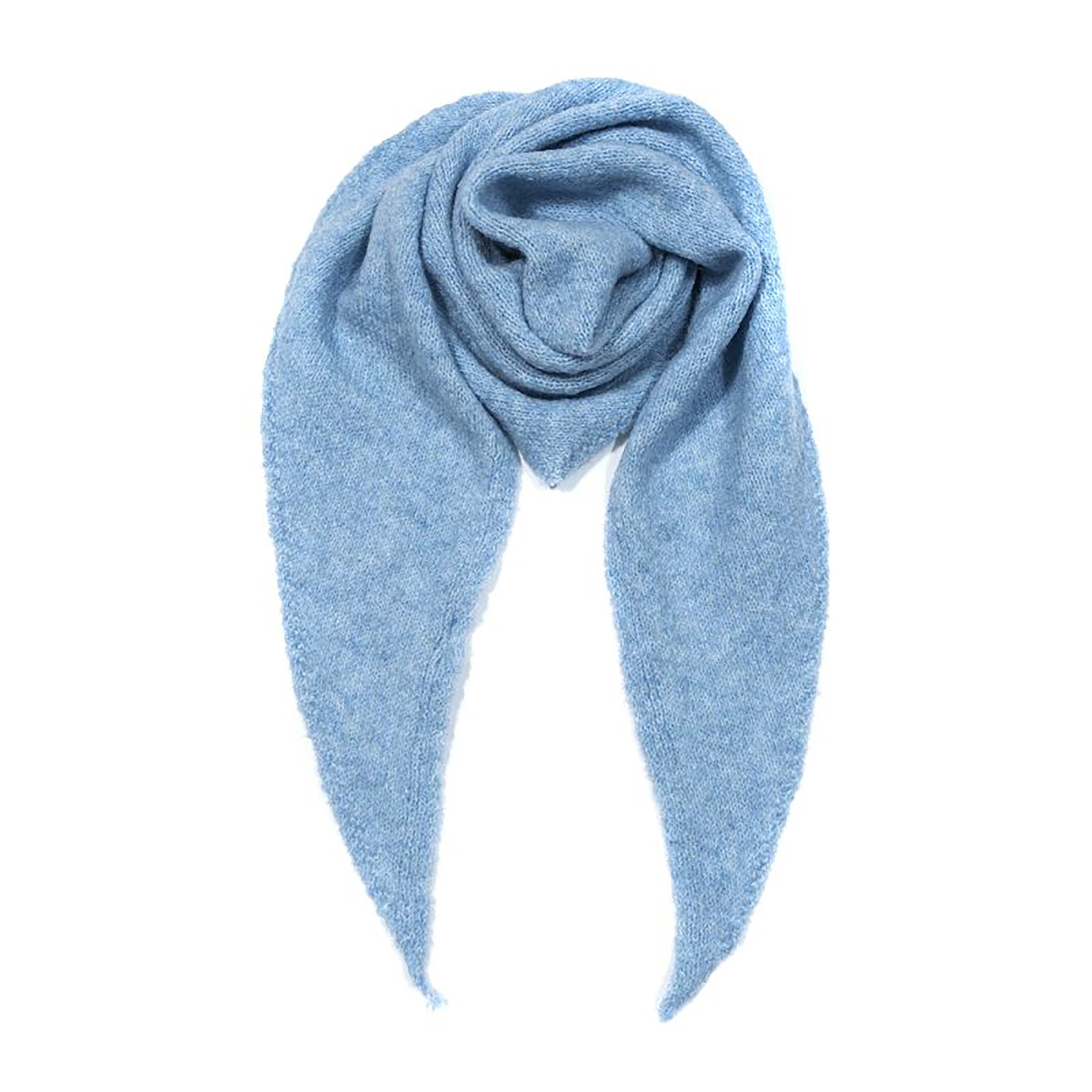 Dreieckstuch Feinstrick Flauschoptik Lang Zulaufende Spitzen Dreieckstuch Feinstrick Flauschoptik Lang Zulaufende Spitzen