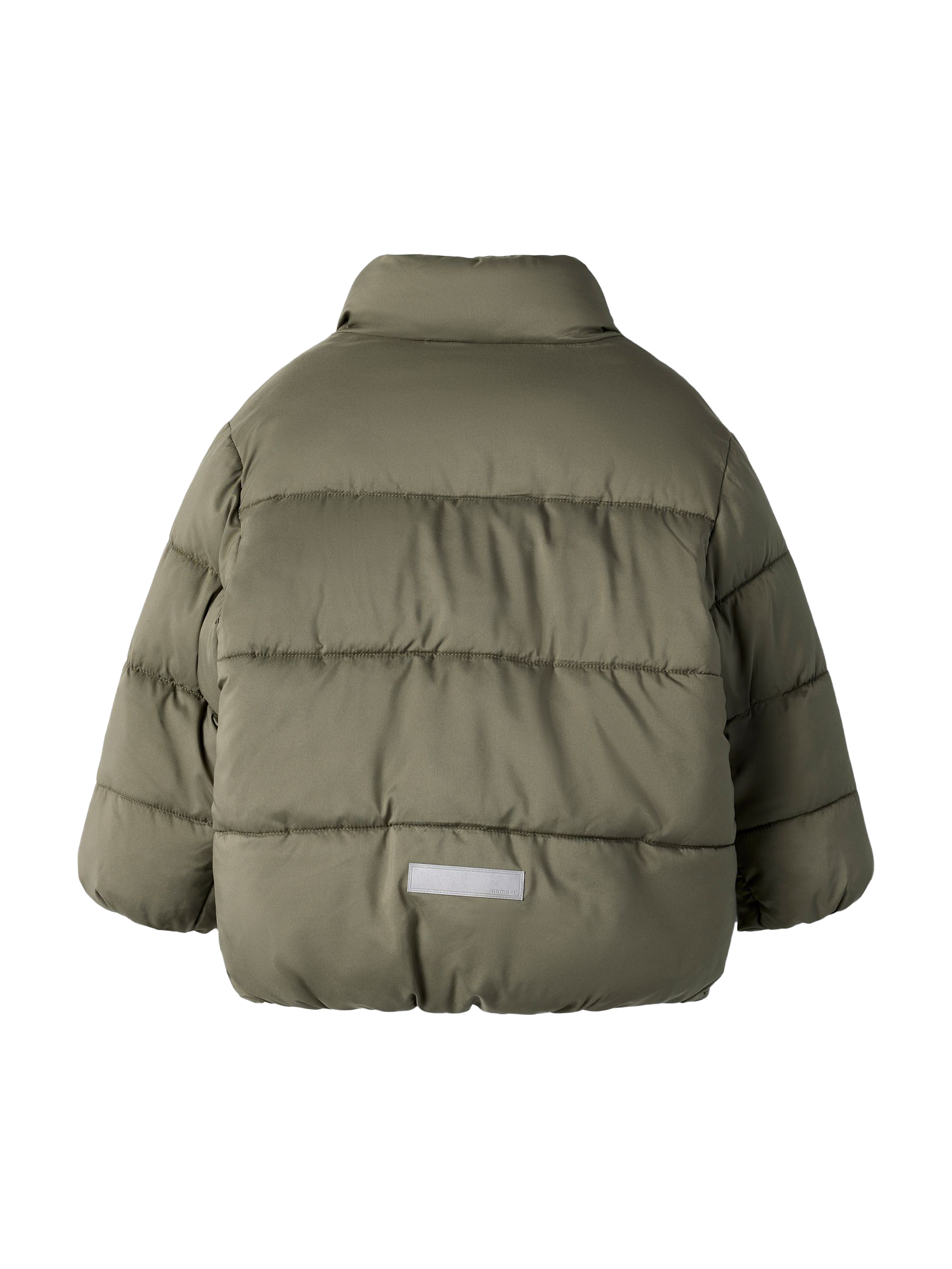 Pufferjacke Stehkragen Reflektierende Details Seitentaschen Pufferjacke Stehkragen Reflektierende Details Seitentaschen