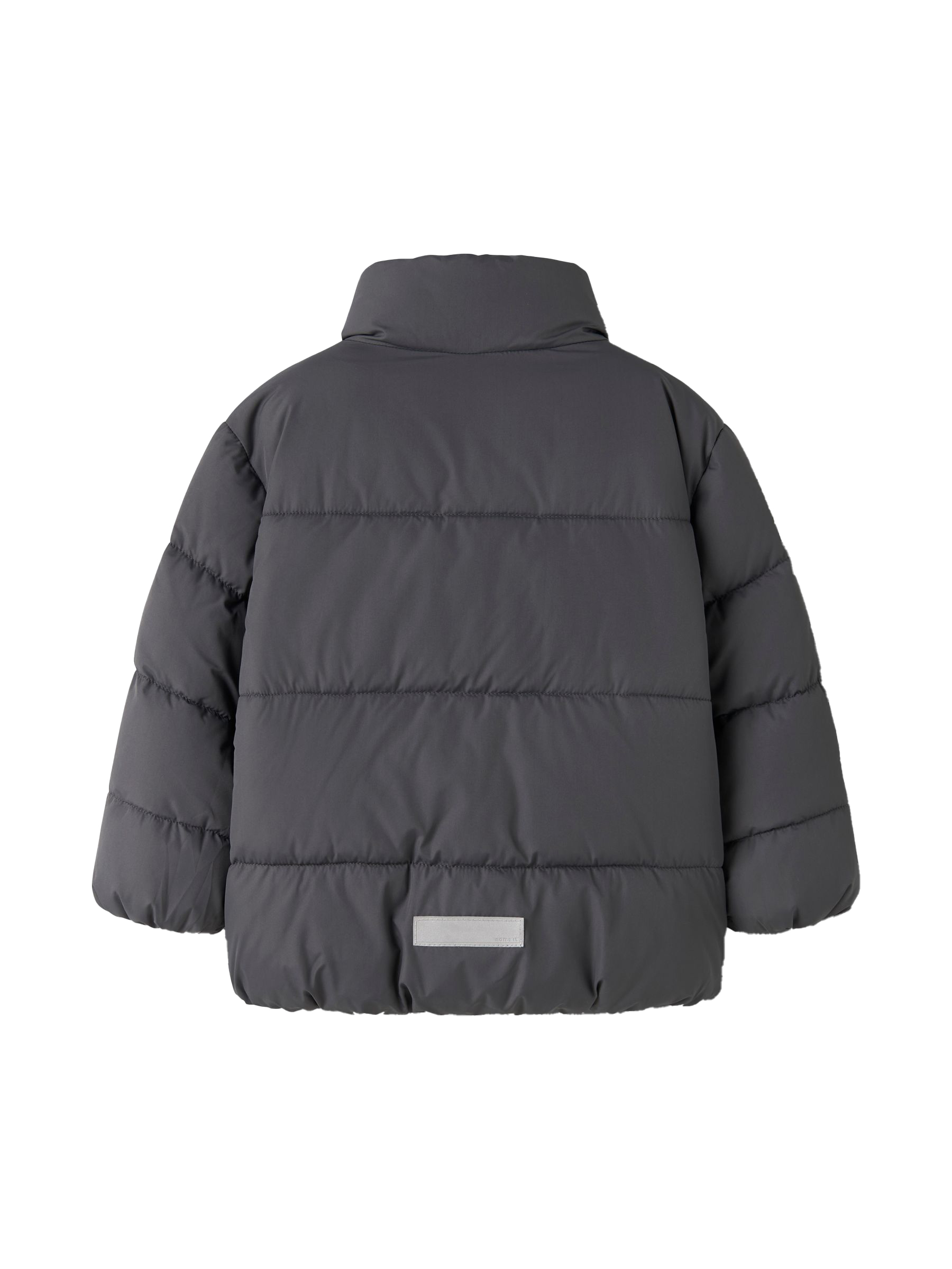 Pufferjacke Stehkragen Reflektierende Details Seitentaschen Pufferjacke Stehkragen Reflektierende Details Seitentaschen