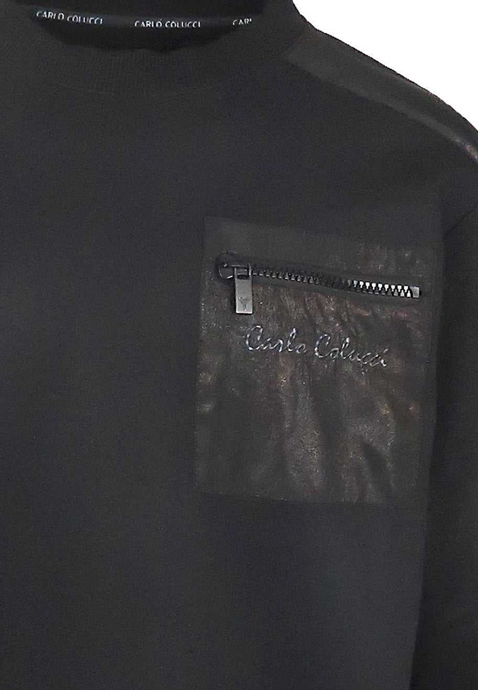 Sweatshirt Rundhals Brusttasche Regular Fit Lange Ärmel Sweatshirt Rundhals Brusttasche Regular Fit Lange Ärmel