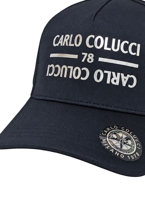 Basecap Logostreifen Verstärkter Schirm Weitenverstellbar, Farbe: Schwarz-2