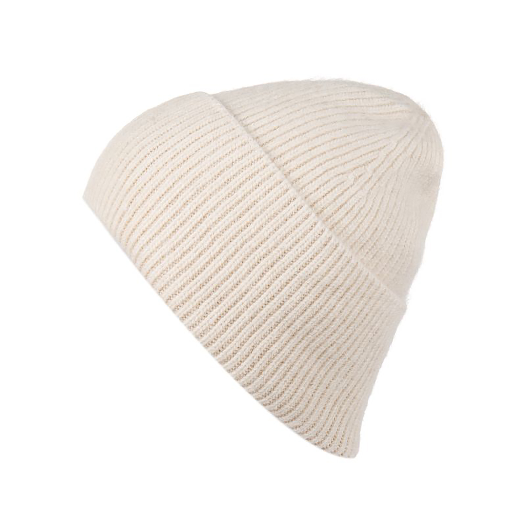 620084_7efc1f16fb40a5b41f100ee5152ac3cc_002.jpg Strickmütze Beanie Breiter Umschlag Rippstruktur Unifarben